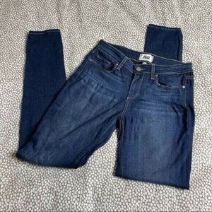 Paige Verdugo Ultra Skinny Jeans Dark Denim Size 28